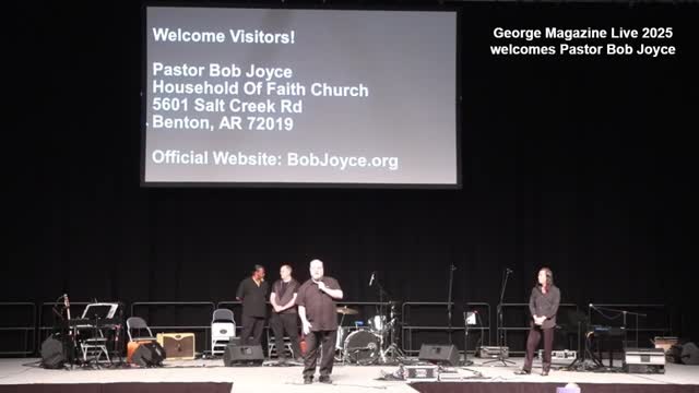 George Magazine Live 2025: Music by Pastor Bob Joyce!