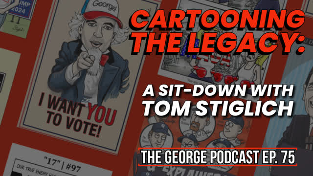 Cartooning the Legacy: George Magazine has a Sit-Down with Tom Stiglich