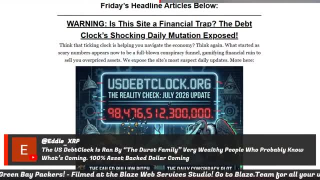 The George Dispatch 169_ QFS Fraud Exposed, Fear-Factor DebtClock, SC Runoffs,